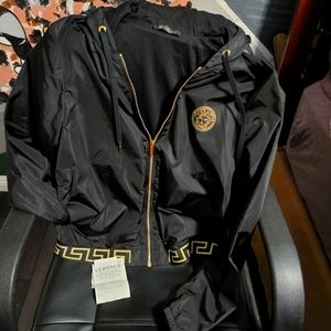 Coats | Versace Windbreaker Jacket 